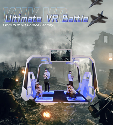9D VR die Simulator Oculus 4 schieten het Spelmachine van de Spelers Virtuele Werkelijkheid