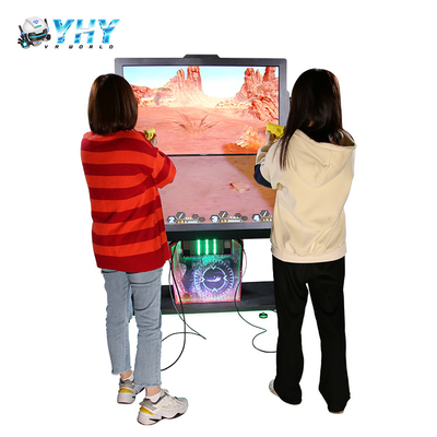 Jonge geitjes 4 Spelers Infrarood Schietend Arcade Games With Double Screen