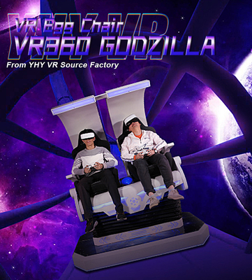 9D dubbele van de Simulatorvolwassenen VR Godzilla van de Spelersvr Stoel het Spelmachine