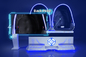 3 DOF 9D de Stoel van Kino Simulator Virtual Reality Egg van de Eivr Bioskoop met Luchtgezicht
