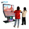 55 inch munt bediende arcade machine 4 spelers dubbel scherm jacht CS gaming