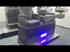 YHY 8 zitplaatsen Virtual Reality Shooting Game Drie schermen 7D Cinema met Gatling VR Gun