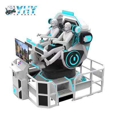 Guangzhou YHY VR-achtbaan met 2 zitplaatsen Mini UFO Rotatie Simulator Indoor Pretpark