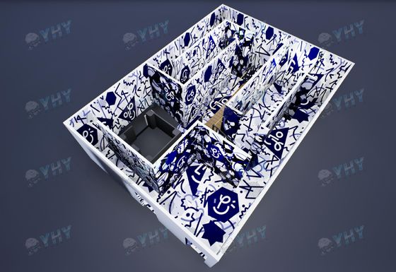 Escape Free Roam 9D Multiplayer Virtual Reality VR Shooting Arena Indoor 9D VR Set