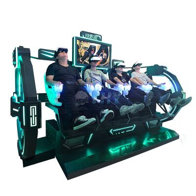 9D Vr Simulator 4 Seat Vr Cinema Roll Coaster Movie Games Simulator Game Machine