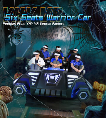 Themepark Indoor Glasvezel & Metal Super Warship 9D Virtual Reality 6-Seat VR Motion Dynamic Cinema