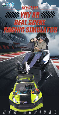 Commerciële AR Autorennstoel AR VR Gaming Simulator Competitieve Race Machine voor Arcade Centrum Winkelcentrum
