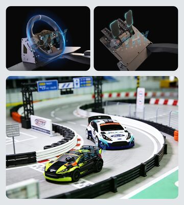 Multiplayer AR Race Simulator met Aangepaste Racebanen voor Realistische Competitie