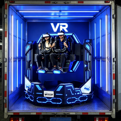 Interactive 2 Players 1080 VR 360 Motion Ride Simulator for Commercial VR Theme Parks