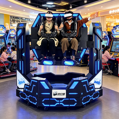 Winstgevende 2 Spelers 360 720 1080 Graden VR Iron Warrior Motion Simulator Apparatuur Voor Themaparken & Game Centers