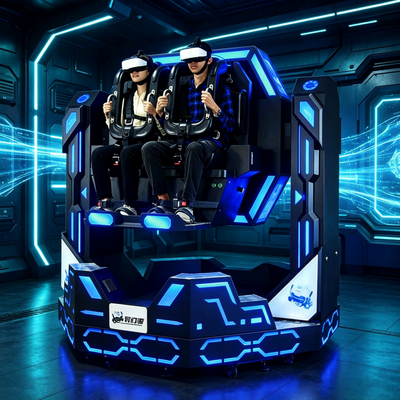 Factory Direct Sale 1080 Grade VR Iron Warrior 2 Seater Roller Coaster Simulator Machine