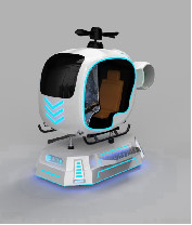 1500W helikoptervr Simulator 9D Aangepast Logo With Flight Movies