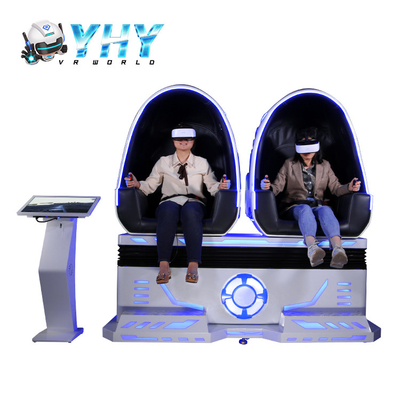 Het muntstuk stelde van het de Simulator Dubbele Ei van 9D VR Stoel 3 DOF met 21 Duimcomité in werking
