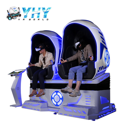 9D Stoelen van het de Simulator de Dubbele Ei van de achtbaanvlucht VR voor Pretpark