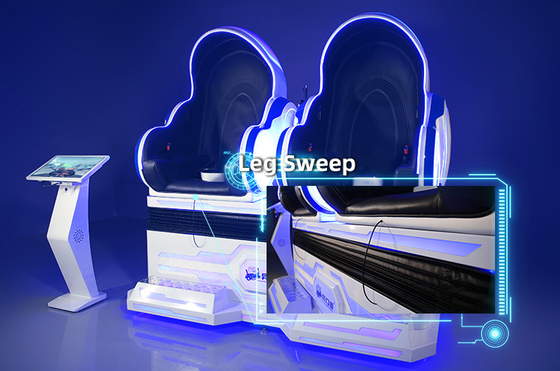 Dubbele VR-Virtuele de Werkelijkheidssimulator van de Eistoel 2500W 9D voor VR-Streek