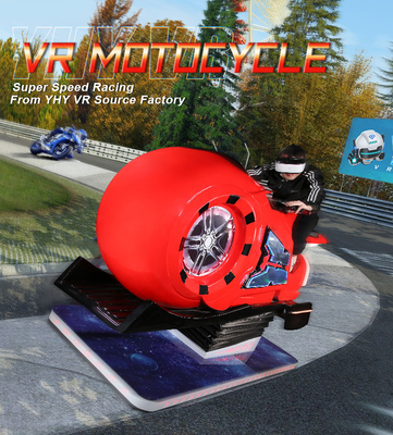 het Rennen van 9D VR het Winkelcomplex1.5kw Motorfiets van de Simulatorauto Gekke het Rennen Simulator