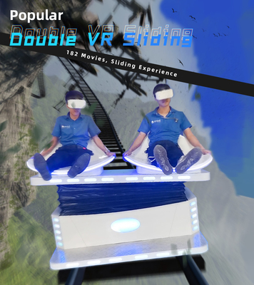 Het Dubbel die van de winkelcomplex9d VR Bioskoop 1.5KW VR-Simulatorspelen glijden