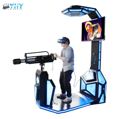 9D VR die het Vechten van de simulatorgatling VR van de spelbioskoop Spelmachine schieten
