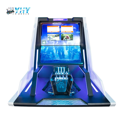 VR schietsimulator voor kinderen met geweren en dubbele 65 inch schermen voor multiplayer competitie