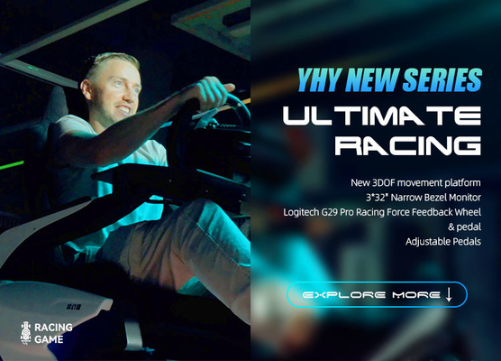YHY Ultimate Racing VR Racing Simulator van volledig aluminium voor een meeslepende ervaring
