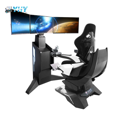 32 inch drie schermen dynamische platformvlucht simulator