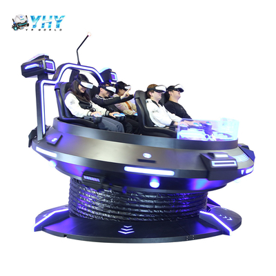 5 zitplaatsen VR UFO Virtual Reality Arcade Indoor Equipment Roller Coaster Simulator Amusement Park Ride