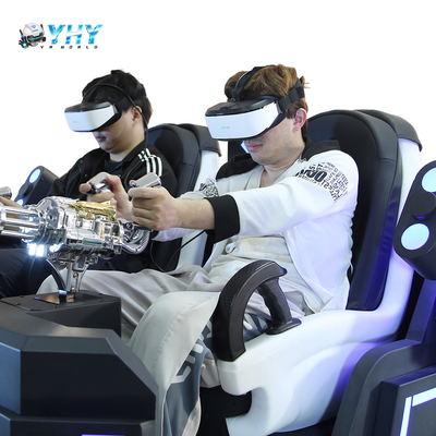Virtual Reality Game Machine VR Shooting 9D Cinema Mecha Warrior 2 zitplaatsen Arcade apparatuur voor pretpark
