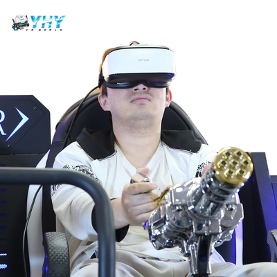 Virtual Reality Game Machine VR Shooting 9D Cinema Mecha Warrior 2 zitplaatsen Arcade apparatuur voor pretpark