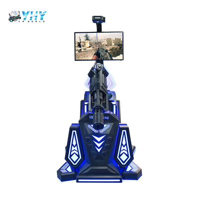 Guangzhou YHY 9D VR Gatling1 Speler Shooting Simulator Fighting Gun Game Machine Adventure Park
