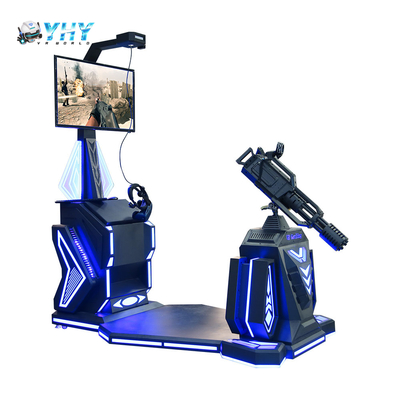 China Fabrikant 9D Schiet VR Gatling Indoor Arcade Spelmachine Staand Schieten Gamen in Pretpark
