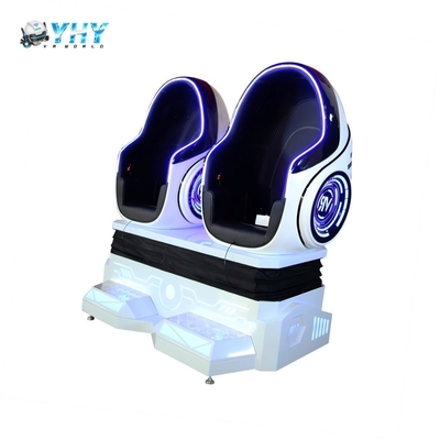 Guangzhou Vervaardiger VR Cinema Dubbelstoel 3 DOF Dynamische Virtual Reality Ei Stoel