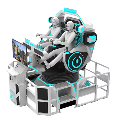 YHY MINI VR UFO 360 graden rotatie spelmachine dubbele stoelen bioscoop met roterende functie