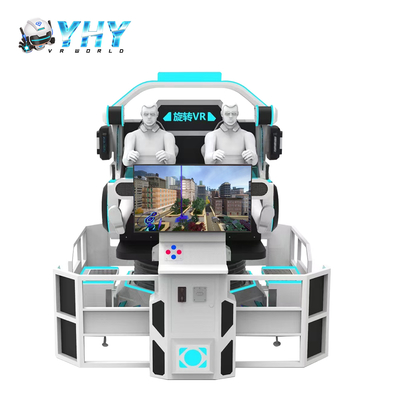YHY MINI VR UFO 360 graden rotatie spelmachine dubbele stoelen bioscoop met roterende functie