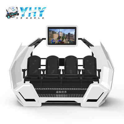 China Direct Factory 4 Zits VR Cinema Virtual Reality Schiet Simulator Charmante Capsule 42 inch Display Gaming Machine