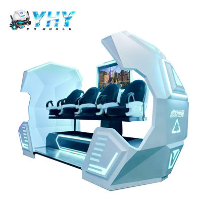 China Direct Factory 4 Zits VR Cinema Virtual Reality Schiet Simulator Charmante Capsule 42 inch Display Gaming Machine
