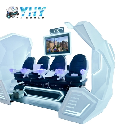 YHY VR Cinema 4 zitplaatsen 9D Virtual Reality Movie Machine One Stop Project Game Park Gebruik