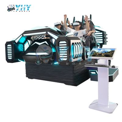 VR Cinema 9D Video Game Movie 3 DOF Platform Chair 6 Speler Vr Theater Indoor Amusement Park Plezier