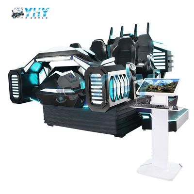 VR Cinema 9D Video Game Movie 3 DOF Platform Chair 6 Speler Vr Theater Indoor Amusement Park Plezier
