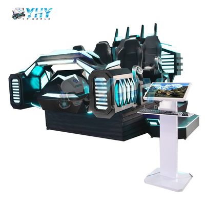 9D Virtual Reality Game Machine 6 Stoelen Simulator VR Cinema Apparatuur voor Winkelcentrum Familie Entertainment