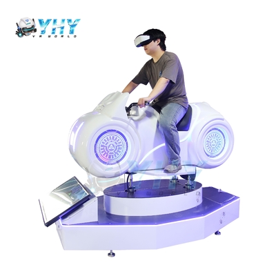 Witte Motorfiets Simulator Arcade Game Machine 9D Vr Motor