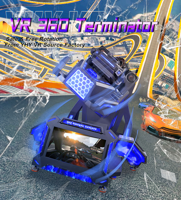 VR 360 Roller Coaster VR Vluchtsimulator Racing Enkele Stoel Schietspel Machine Virtual Reality Themapark Apparatuur