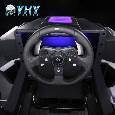 VR 360 Vliegende Achtbaan Race Autosimulator Schietfunctie met Stuur