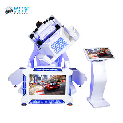 YHY 9D VR Simulator 360 Degree Rotation Virtual Reality Flight Roller Coaster Driving Simulator with Multiplayer Games