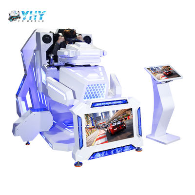 YHY Virtual Reality Game Machine 360 Degree Rotating Flight Simulator Roller Coaster Single Seat VR Racing Car Indoor Fun 