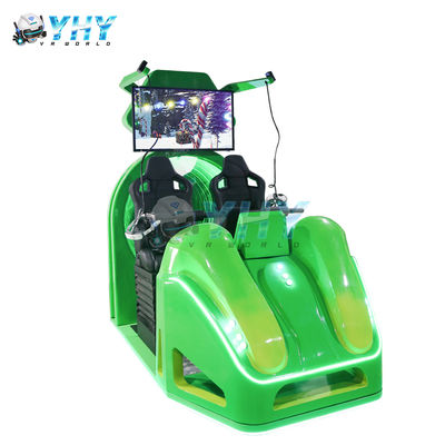 Dubbele Stoel VR Simulator Glasvezel Sportpark & Luchthaven Geschikte VR Cinema Simulator