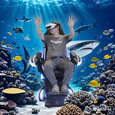 9D Virtual Reality Flight Experience Beweging Simulator met 360 graden Single Seat Chair