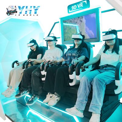 9D VR Simulator 4 Seats Movie Simulator Vr Cinema Virtual Reality Game in Theme Park