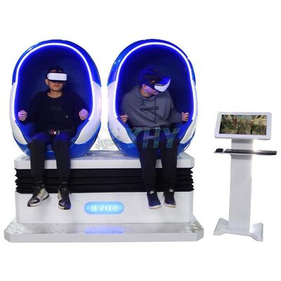 9D VR Egg Chair Cinema Roller Coaster Virtual Reality Egg Chairs Cinema 9D Simulator VR Equipment 2 zitplaatsen Egg Chair