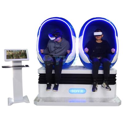 2 zitplaatsen Vr Egg Chair Coin Operated 5D 7D Cinema Simulator voor Shopping Mall Adventure Park