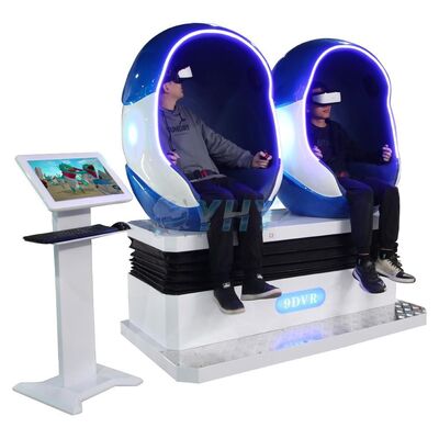 9D VR Egg Chair Cinema Roller Coaster Virtual Reality Egg Chairs Cinema 9D Simulator VR Equipment 2 zitplaatsen Egg Chair